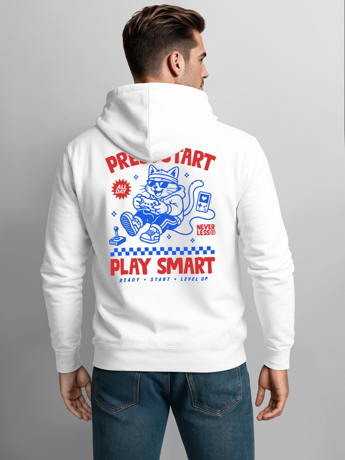 [AI generated] weiß slim-fit