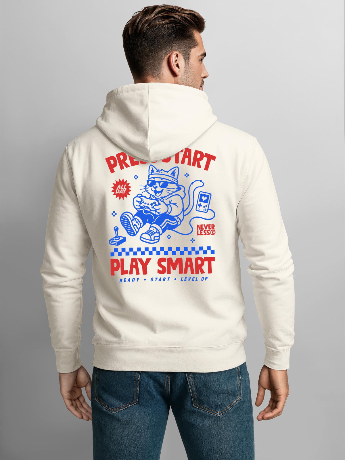 [AI generated] urban grey slim-fit