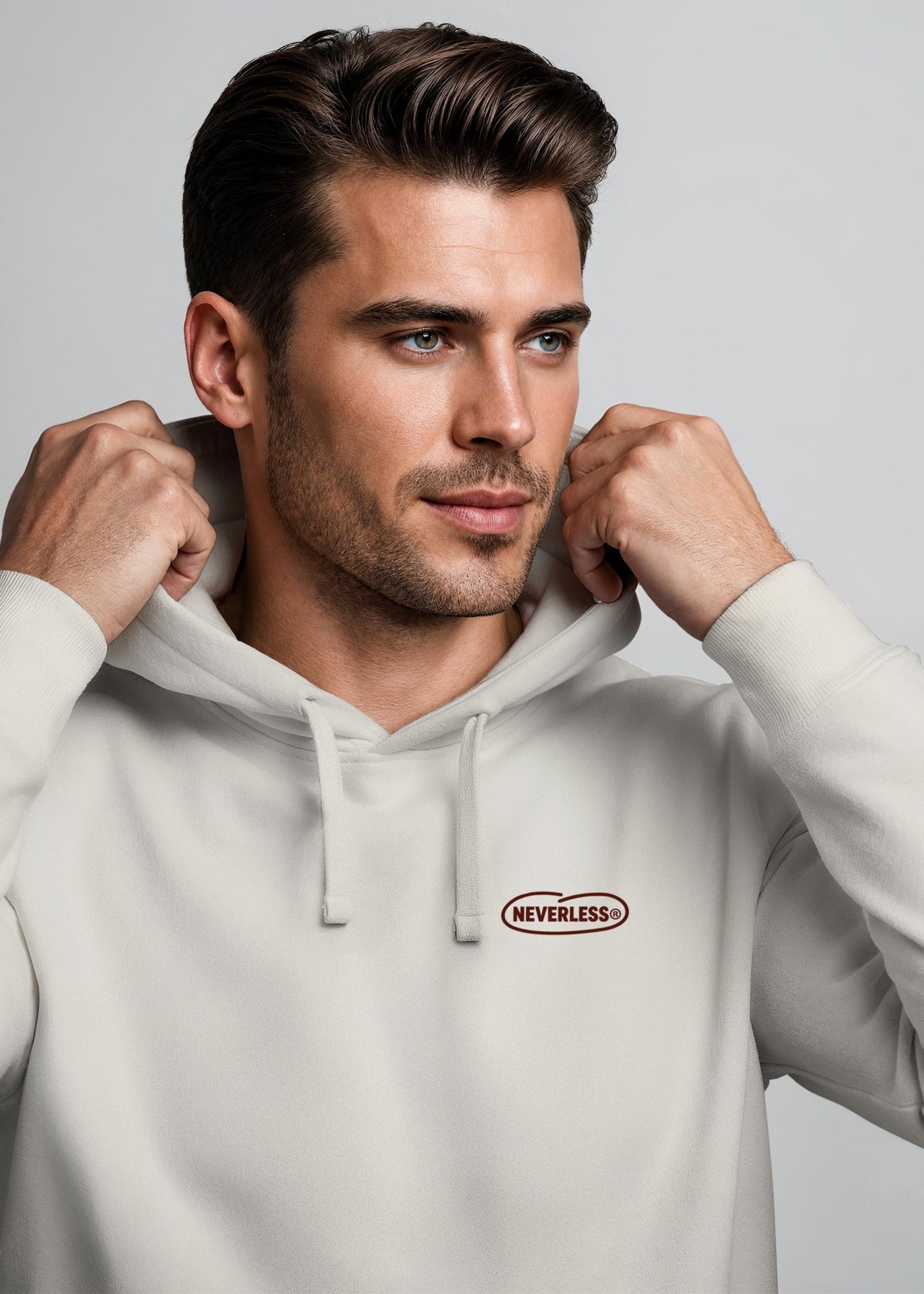 [AI generated] urban grey slim fit