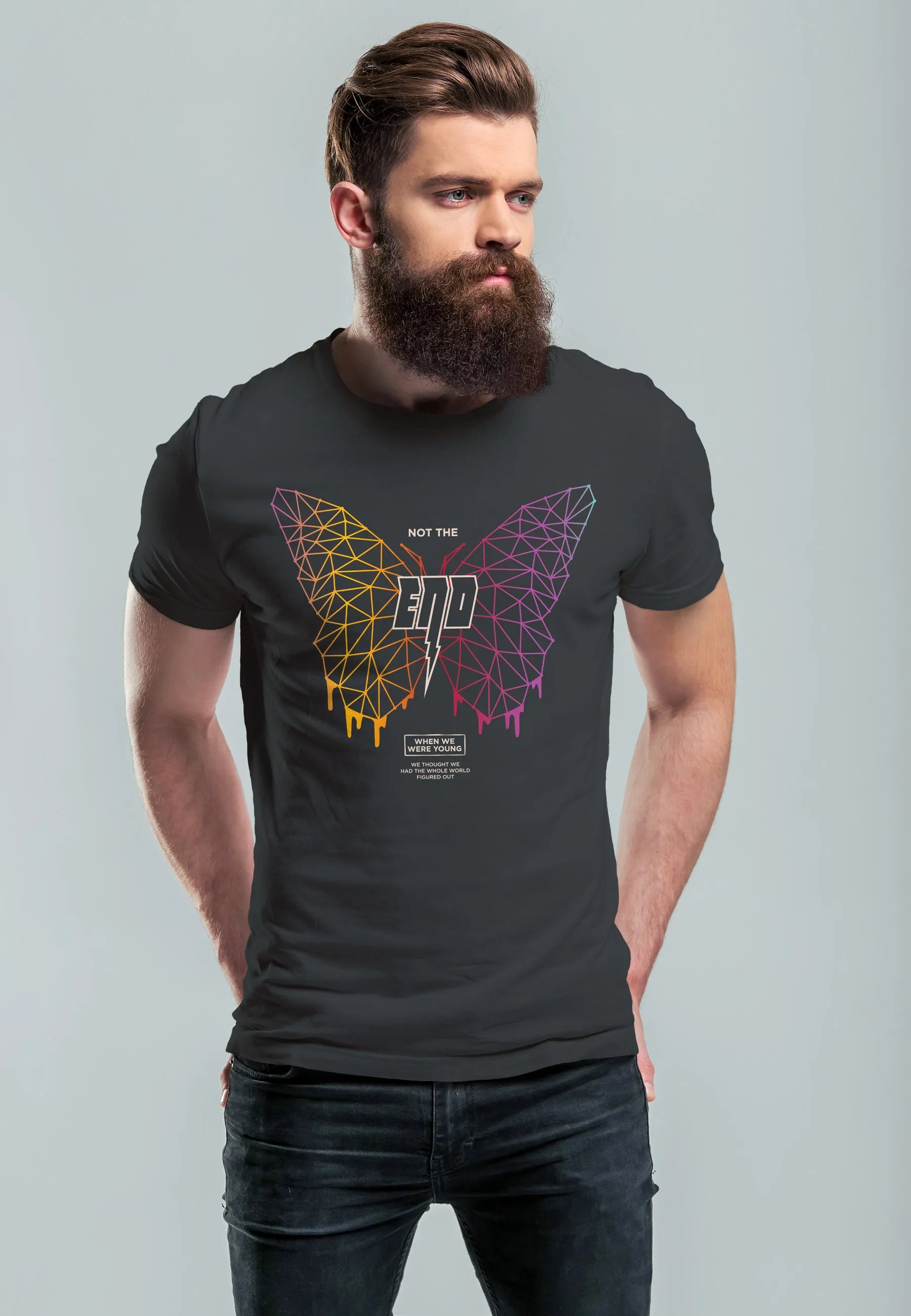anthrazit butterfly