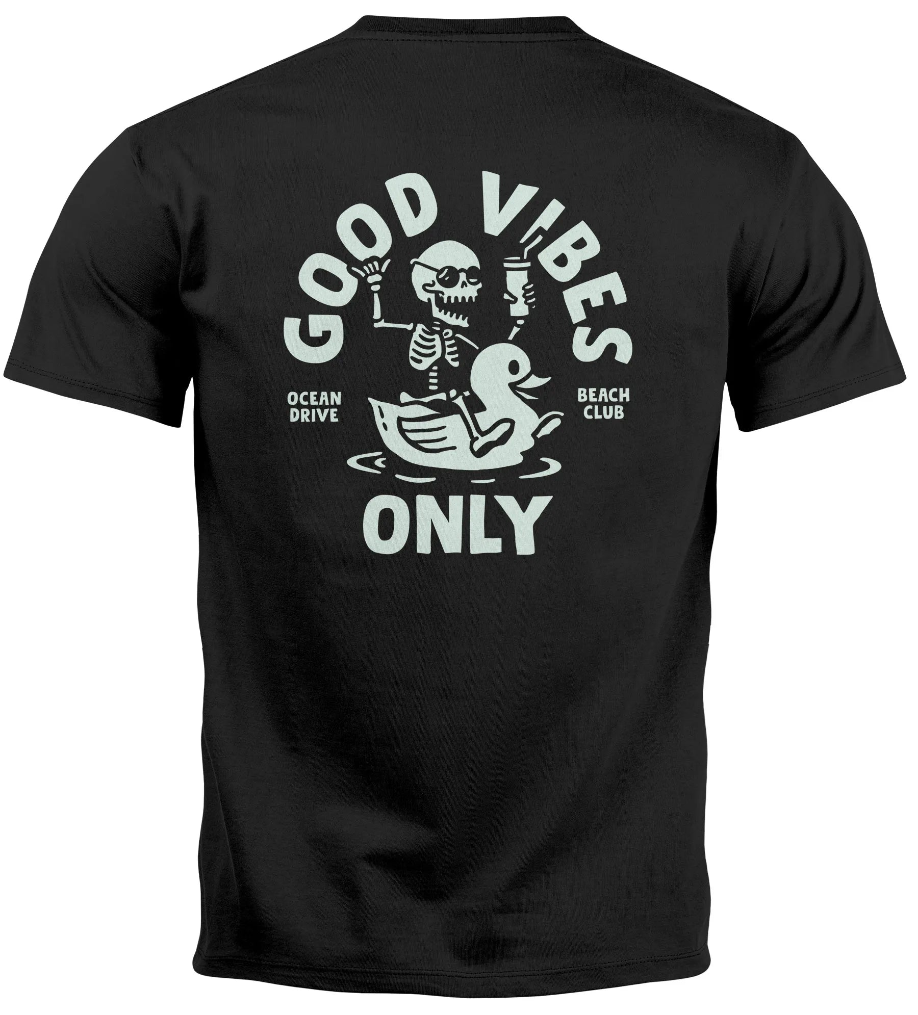 Neverless Herren T-Shirt Mit "Creepy Smile" Aufdruck - Slim Fit, 100% Baumwolle, Bis Größe 4XL
