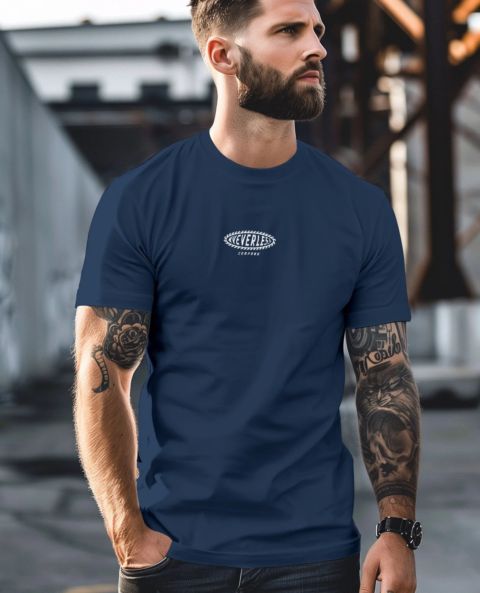 navy-türkis