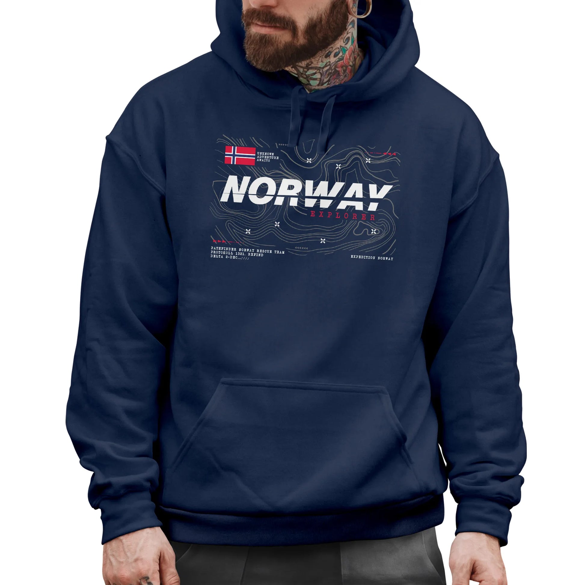 navy frontprint