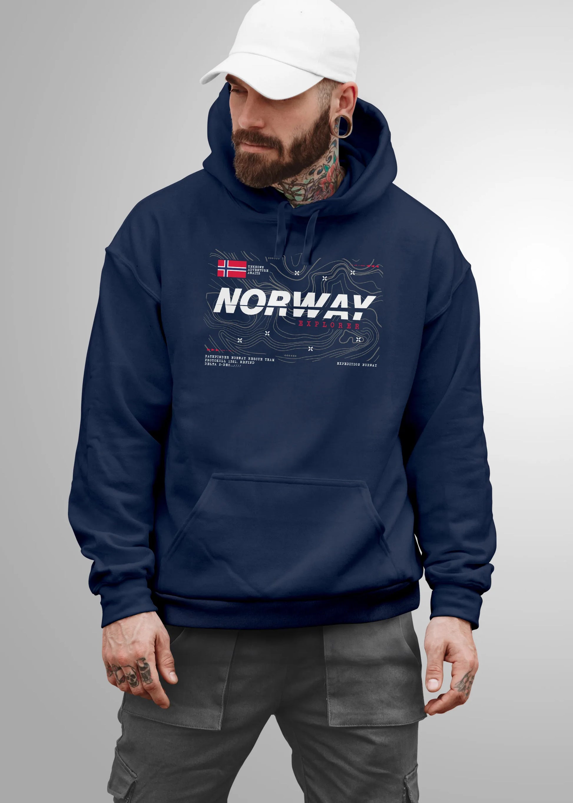 navy frontprint