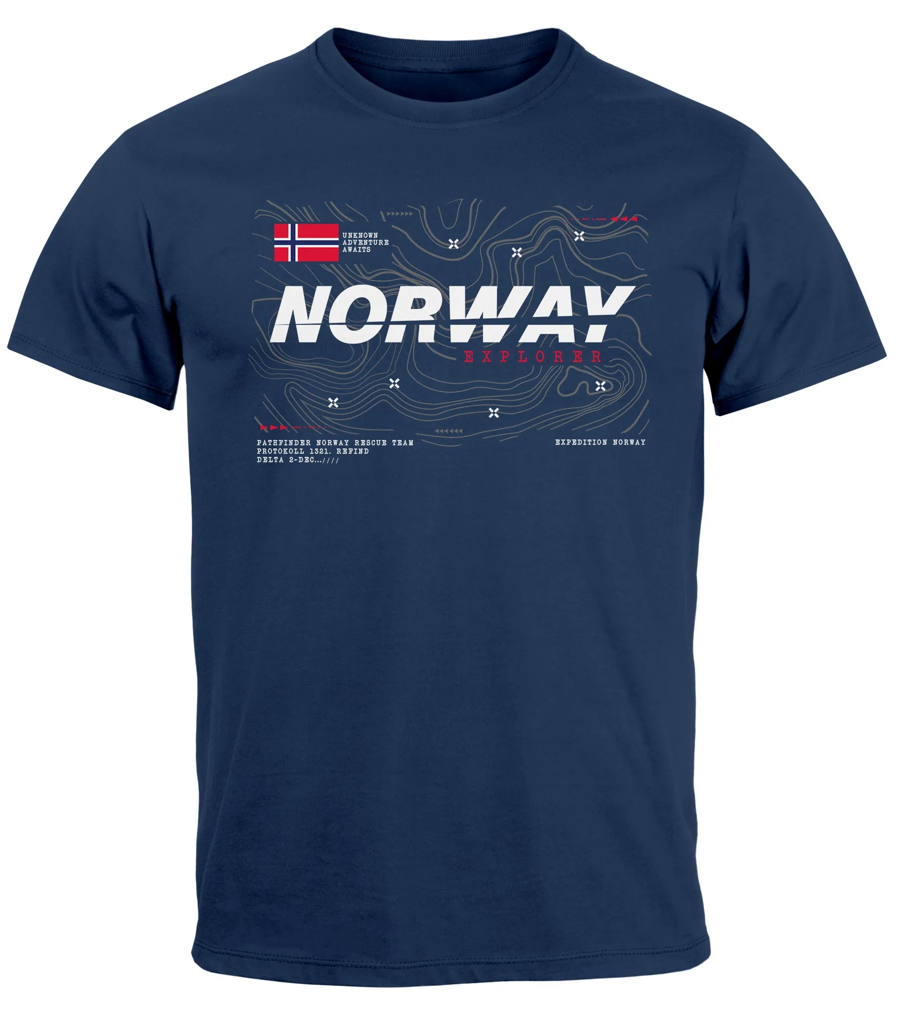 navy frontprint