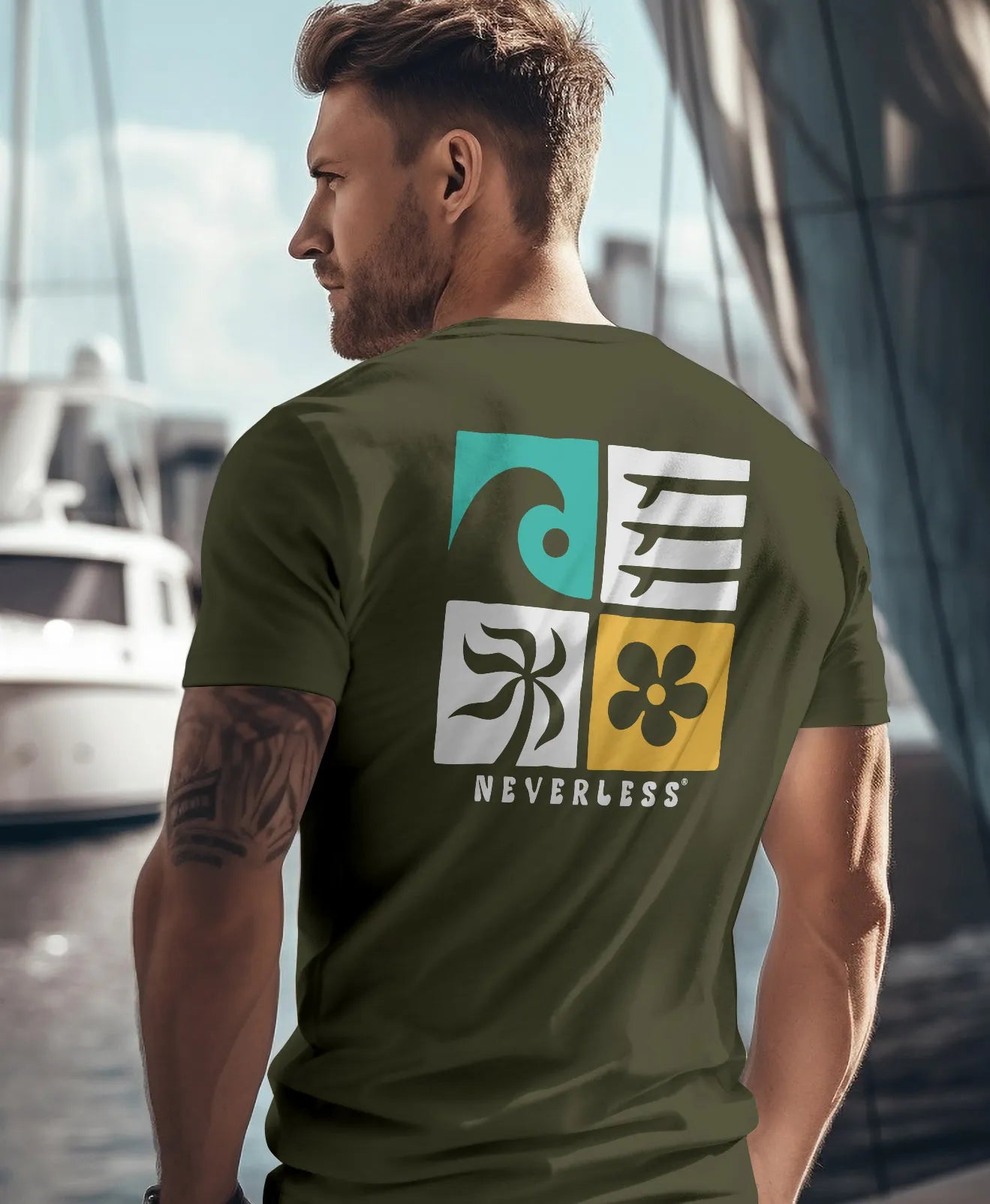 army backprint