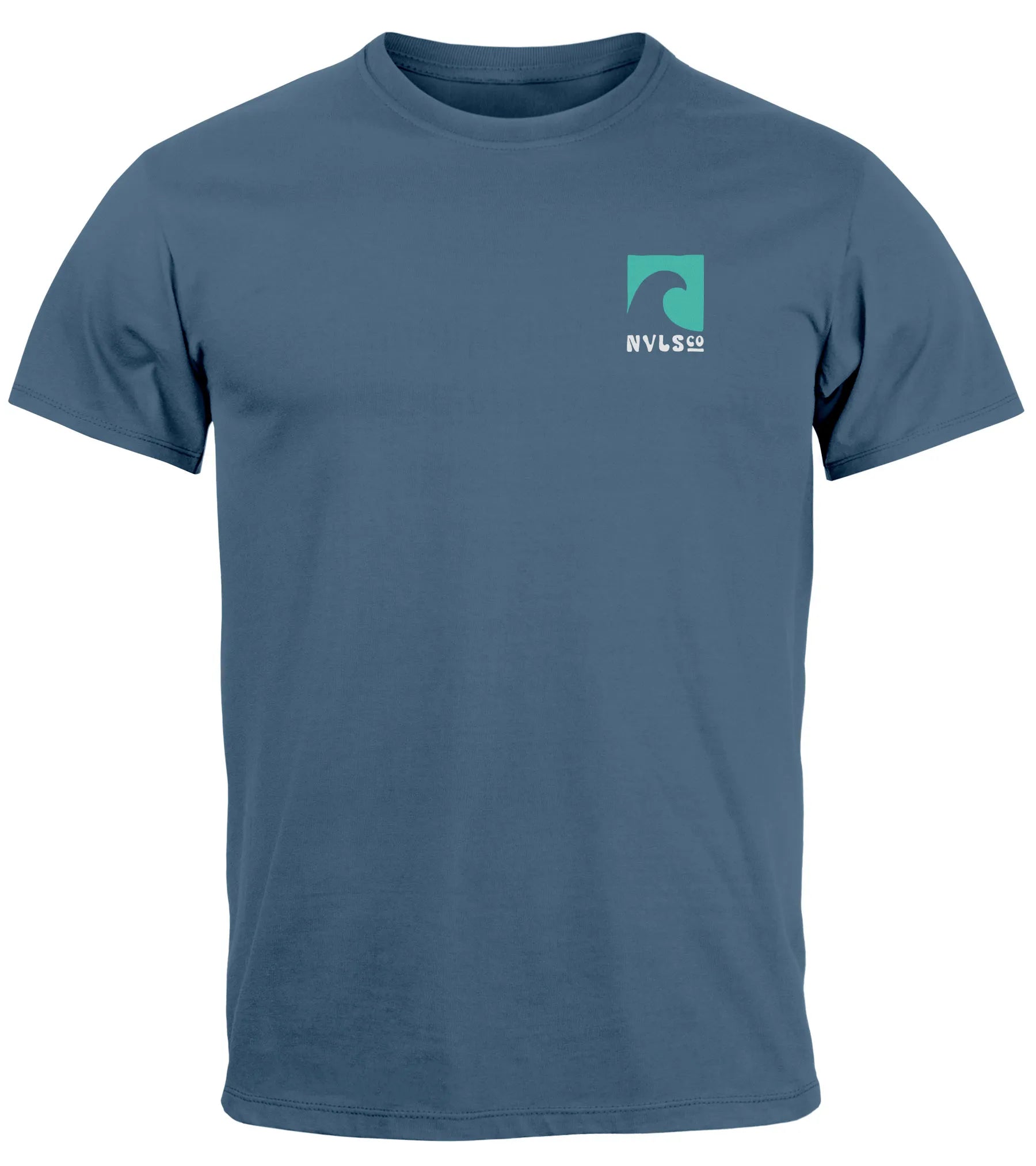 denim blue backprint