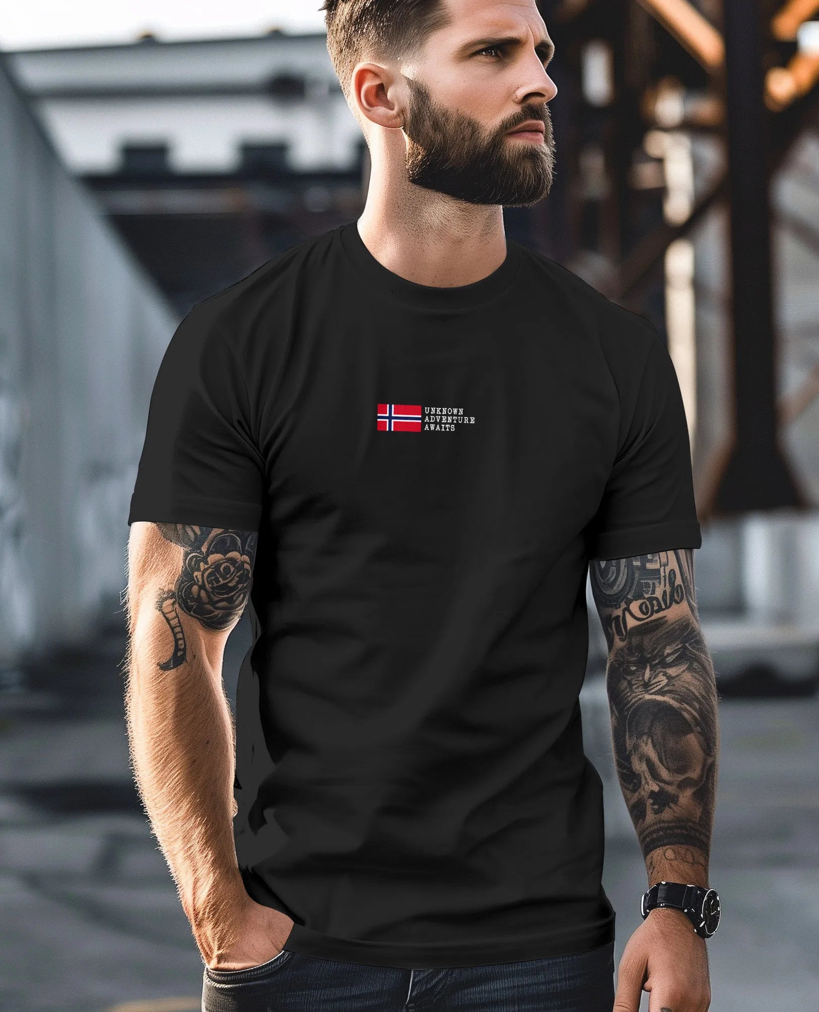 schwarz backprint