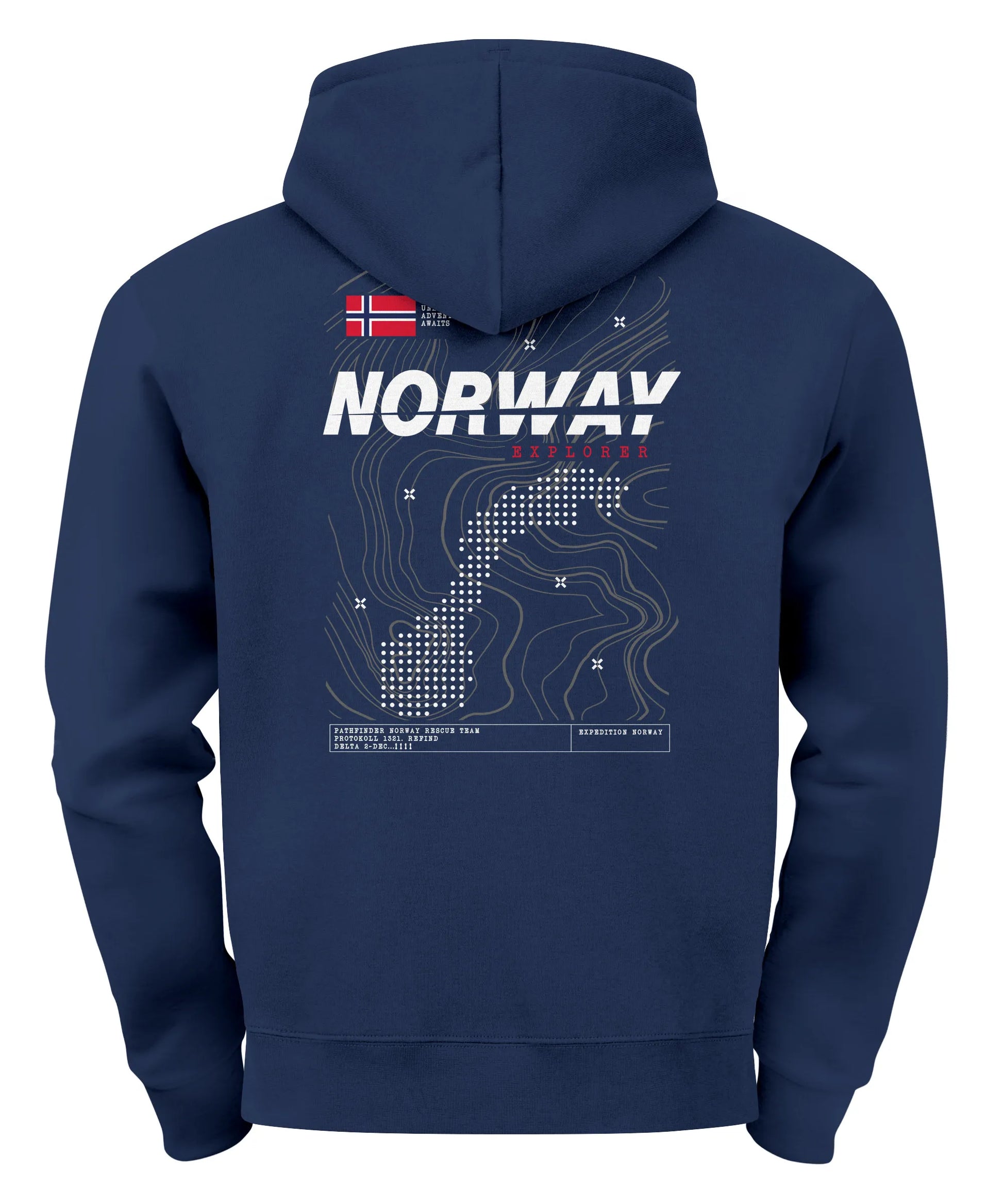 navy backprint