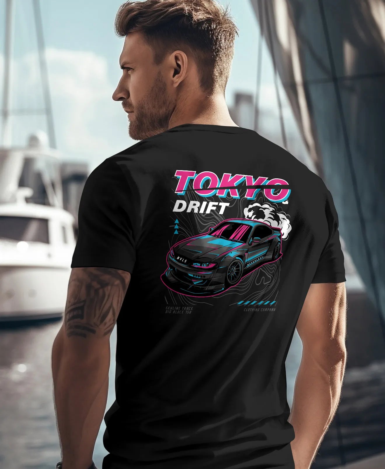 schwarz backprint