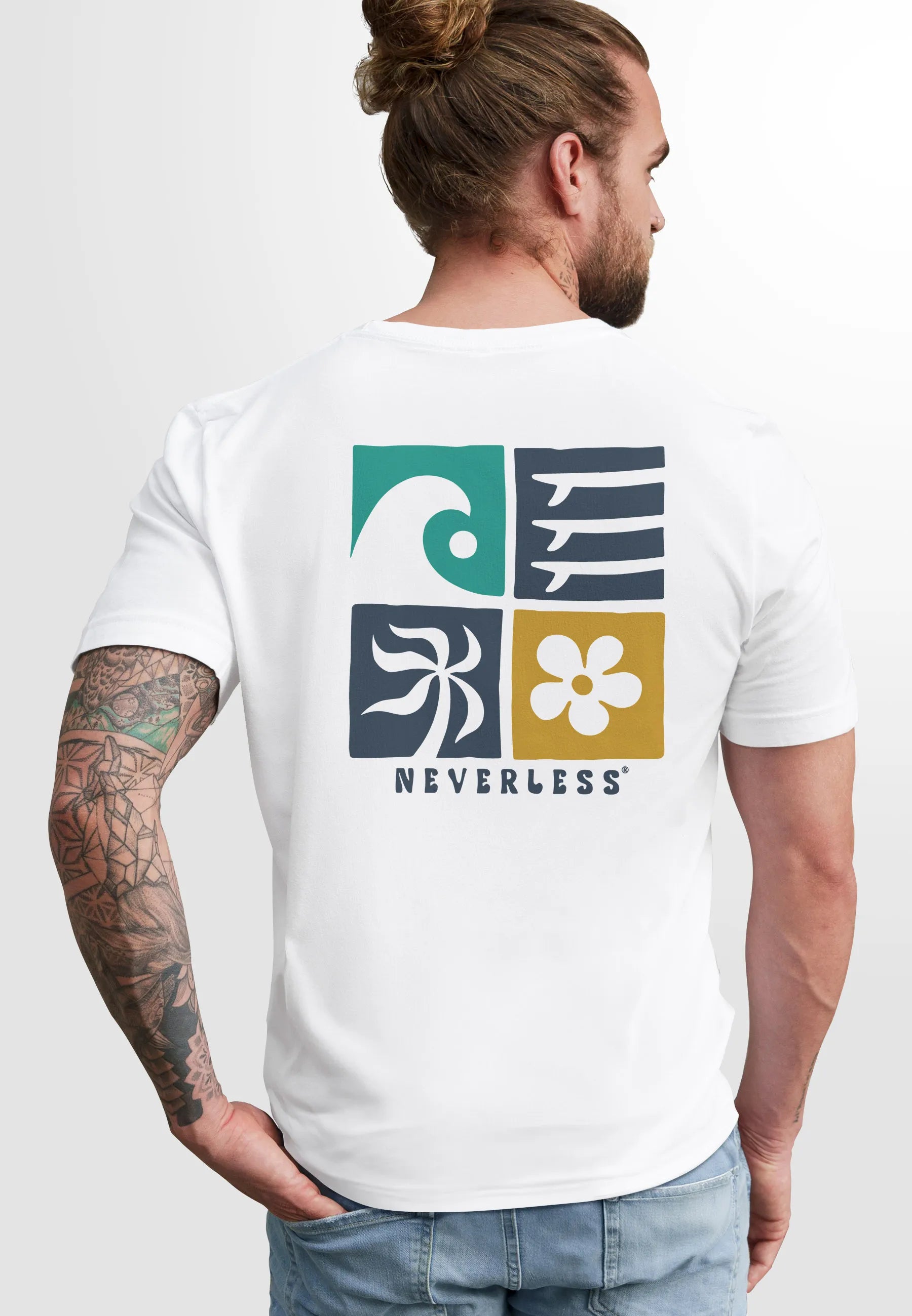 weiß backprint