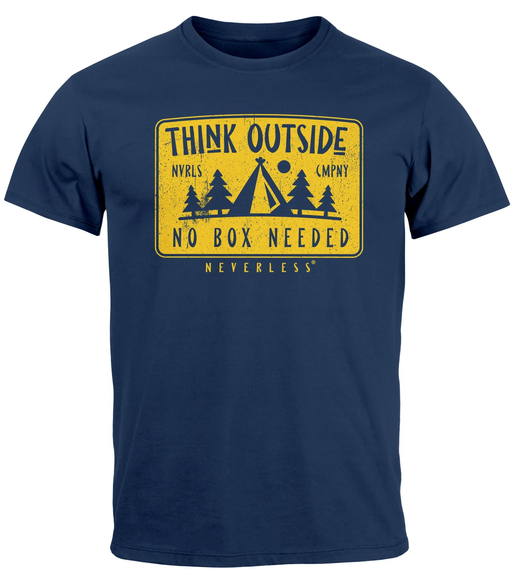 navy frontprint