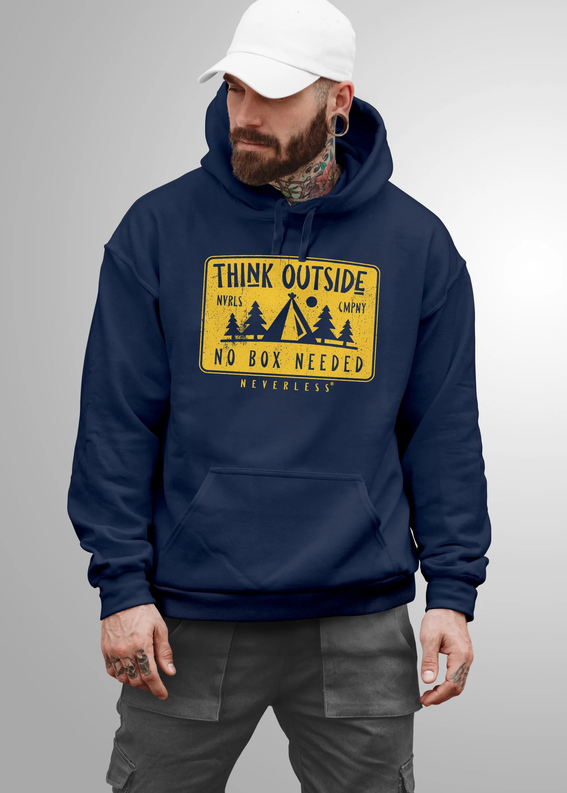 navy frontprint