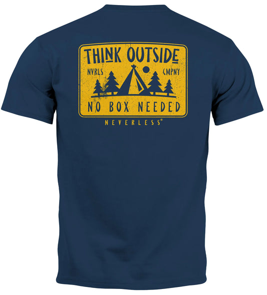 navy backprint