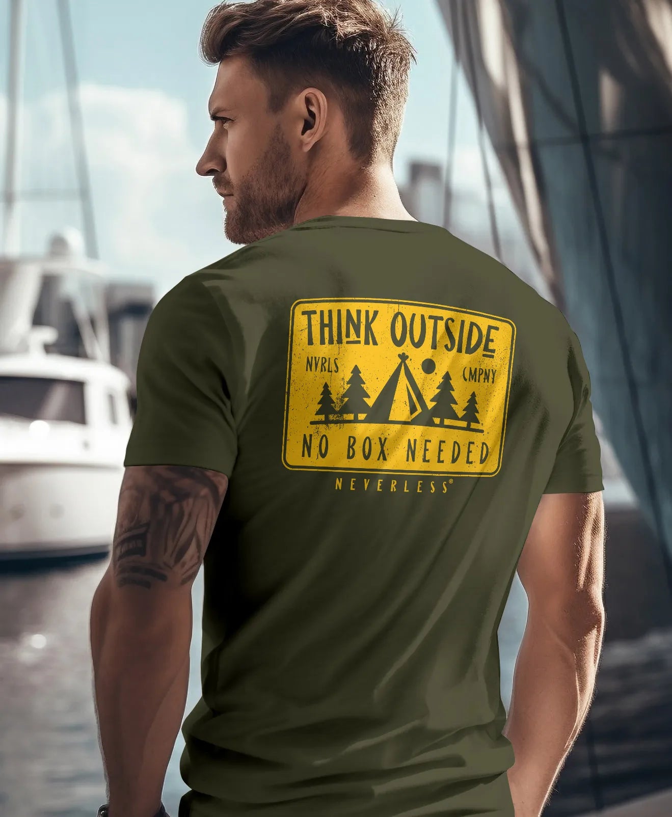 army backprint