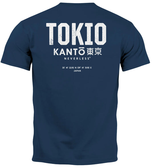 navy backprint
