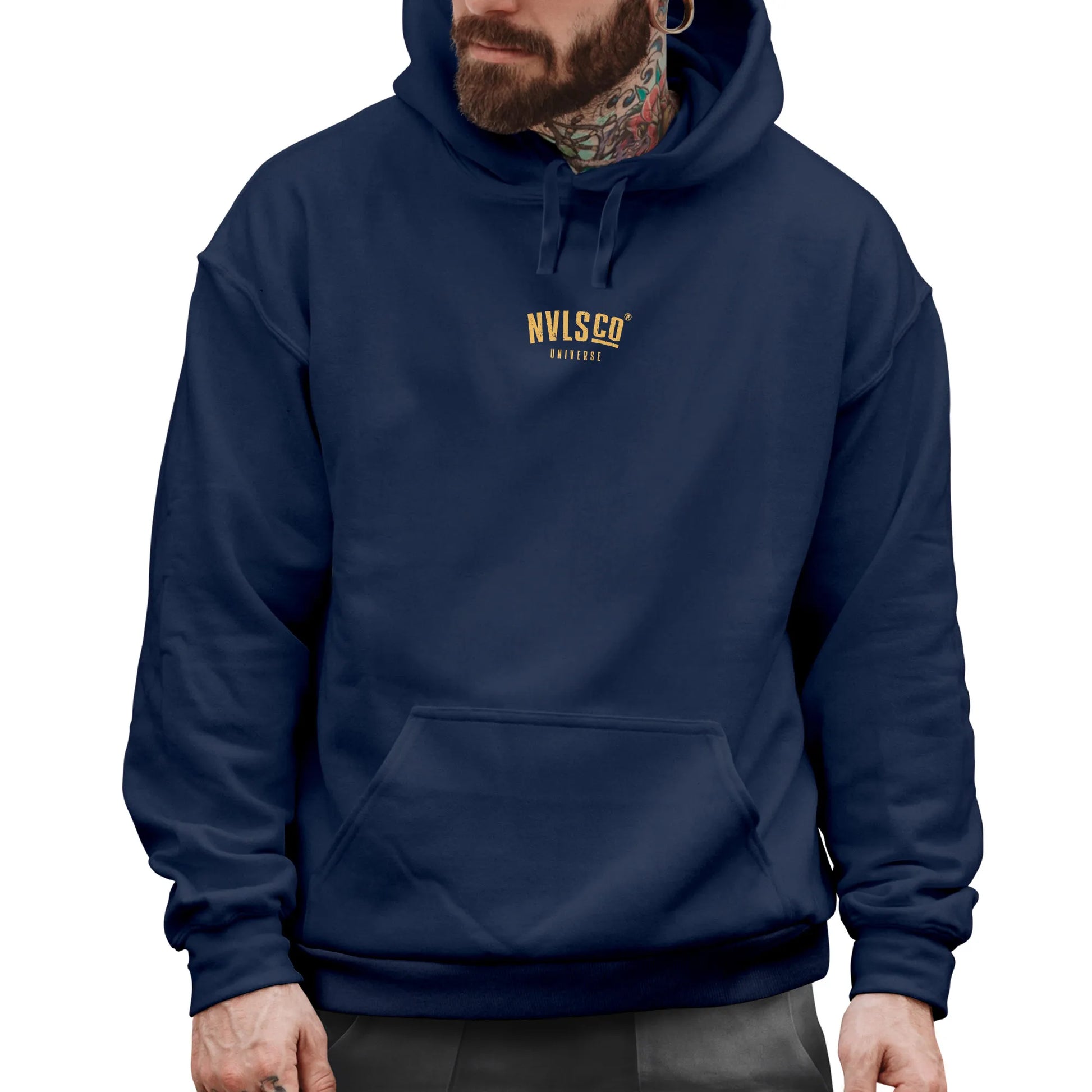 navy backprint