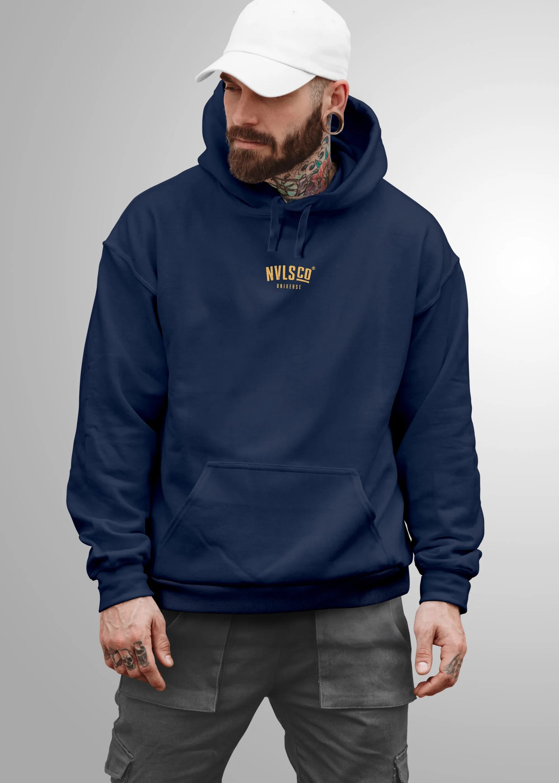 navy backprint