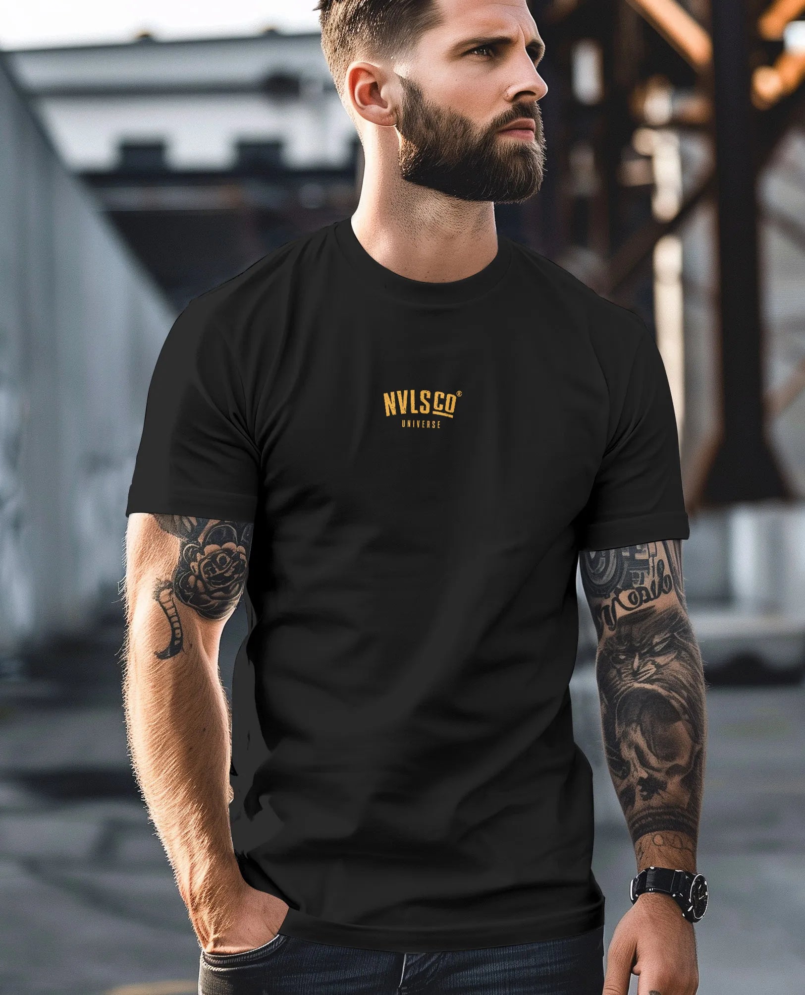 schwarz backprint