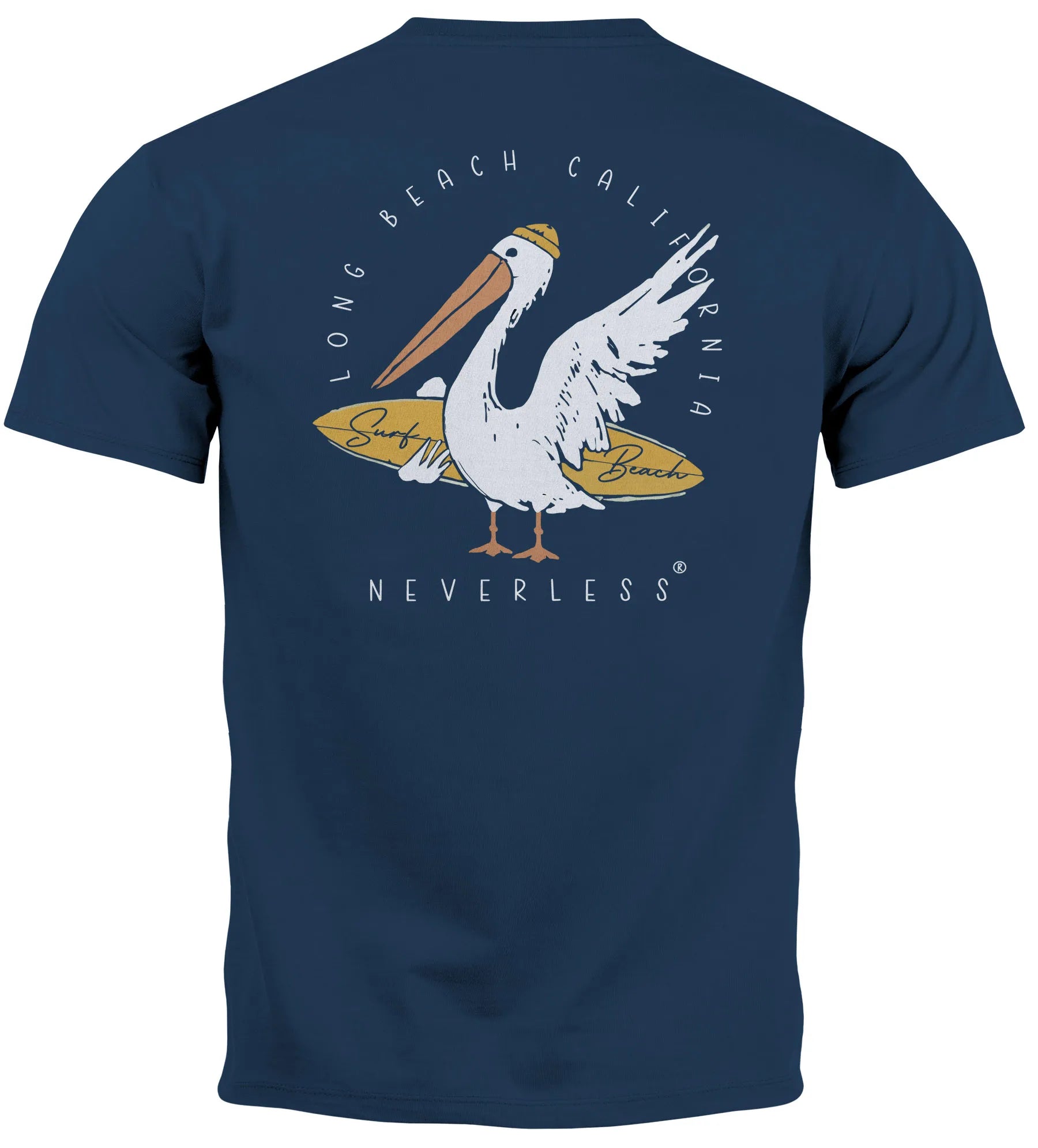 navy backprint