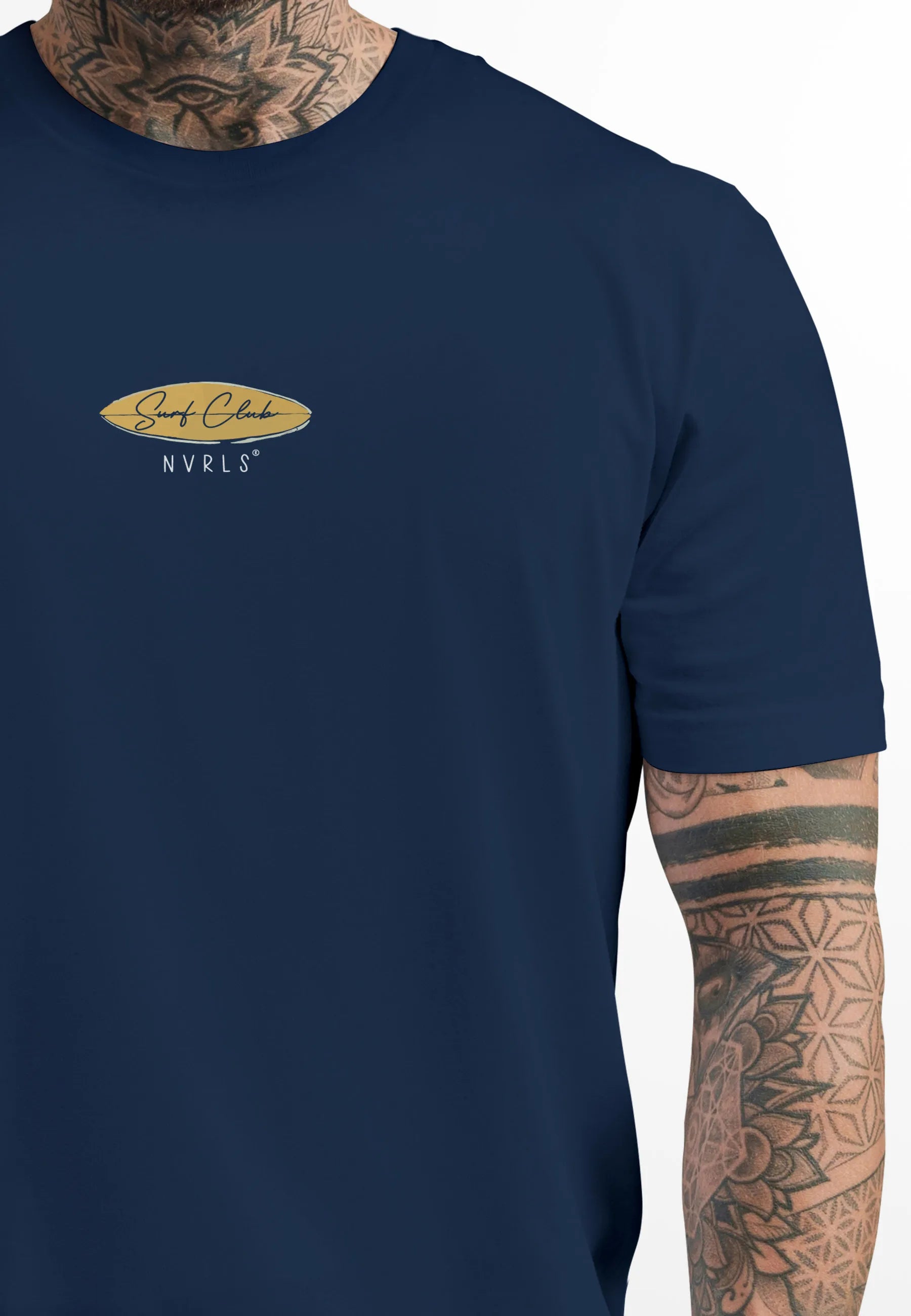 navy backprint