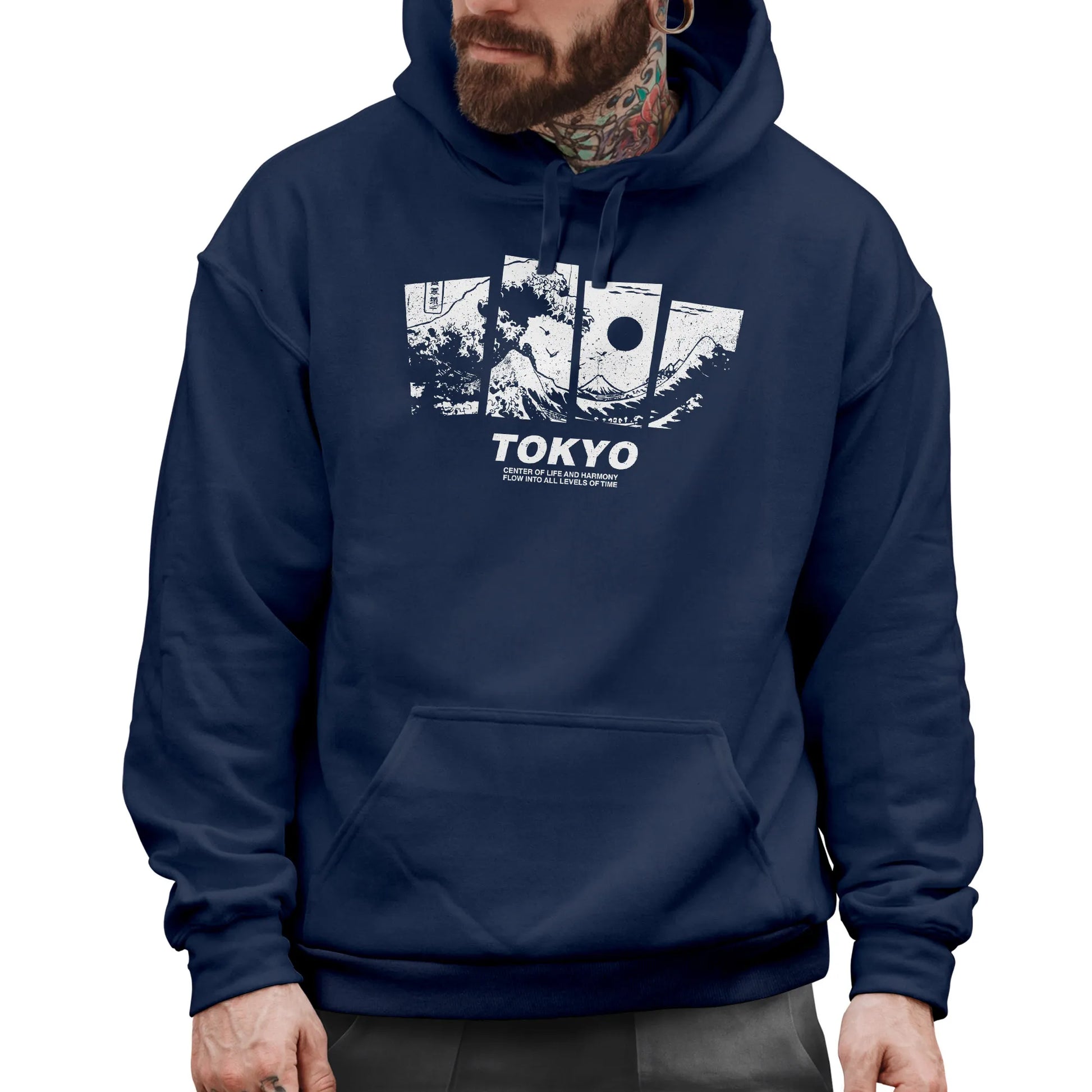 navy frontprint