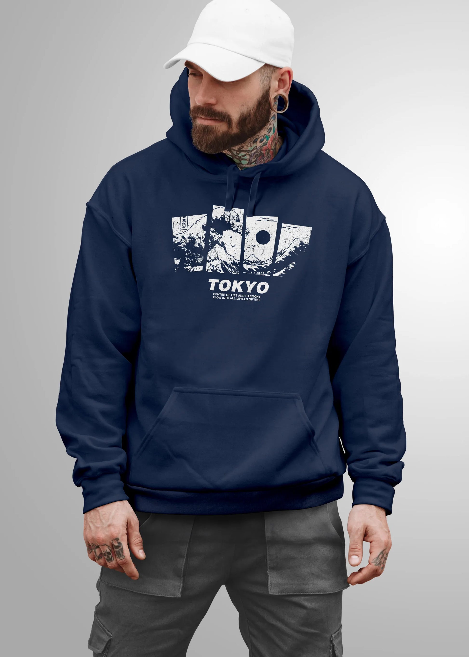 navy frontprint
