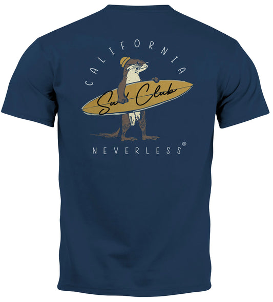 navy backprint