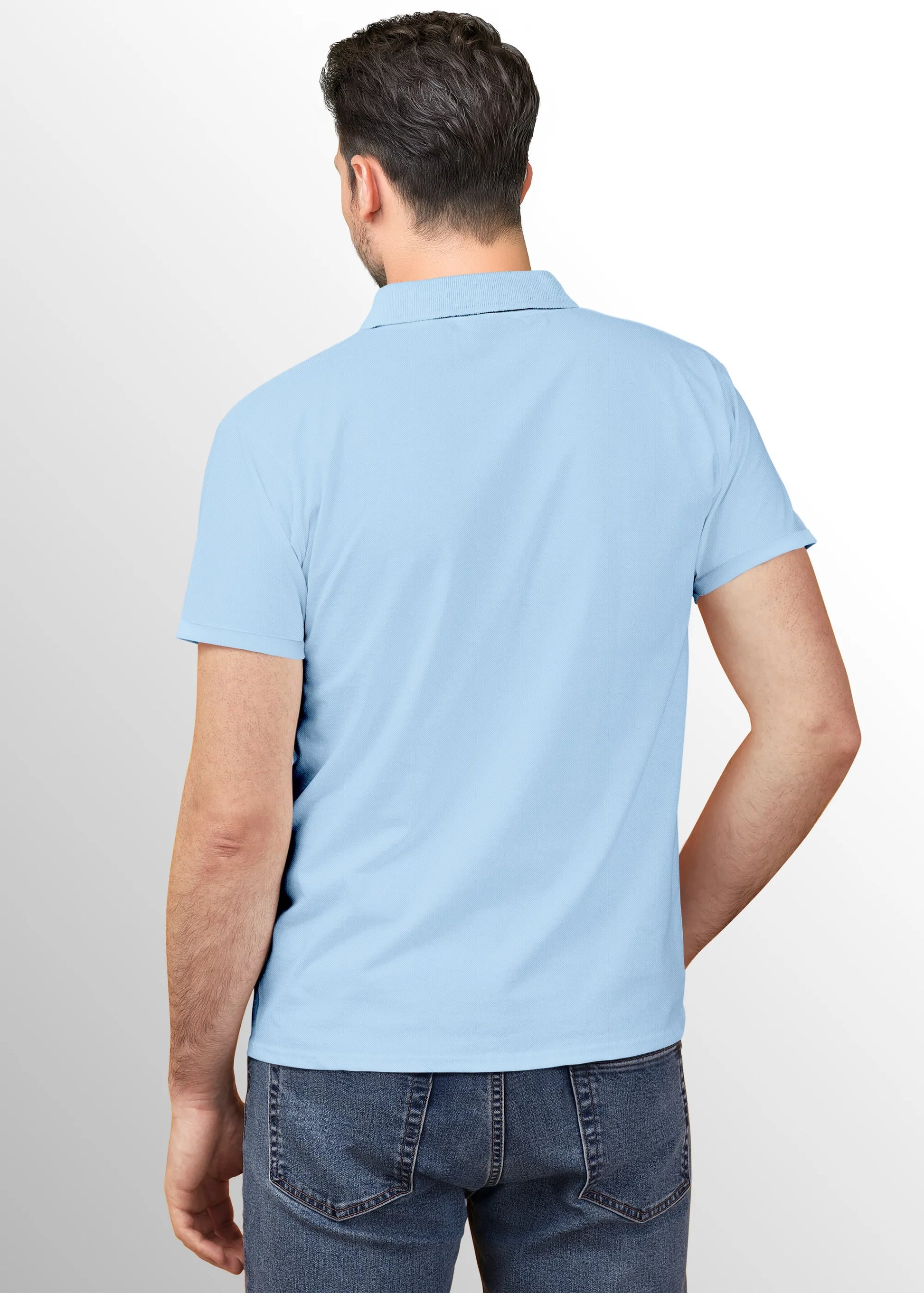 hellblau weiss