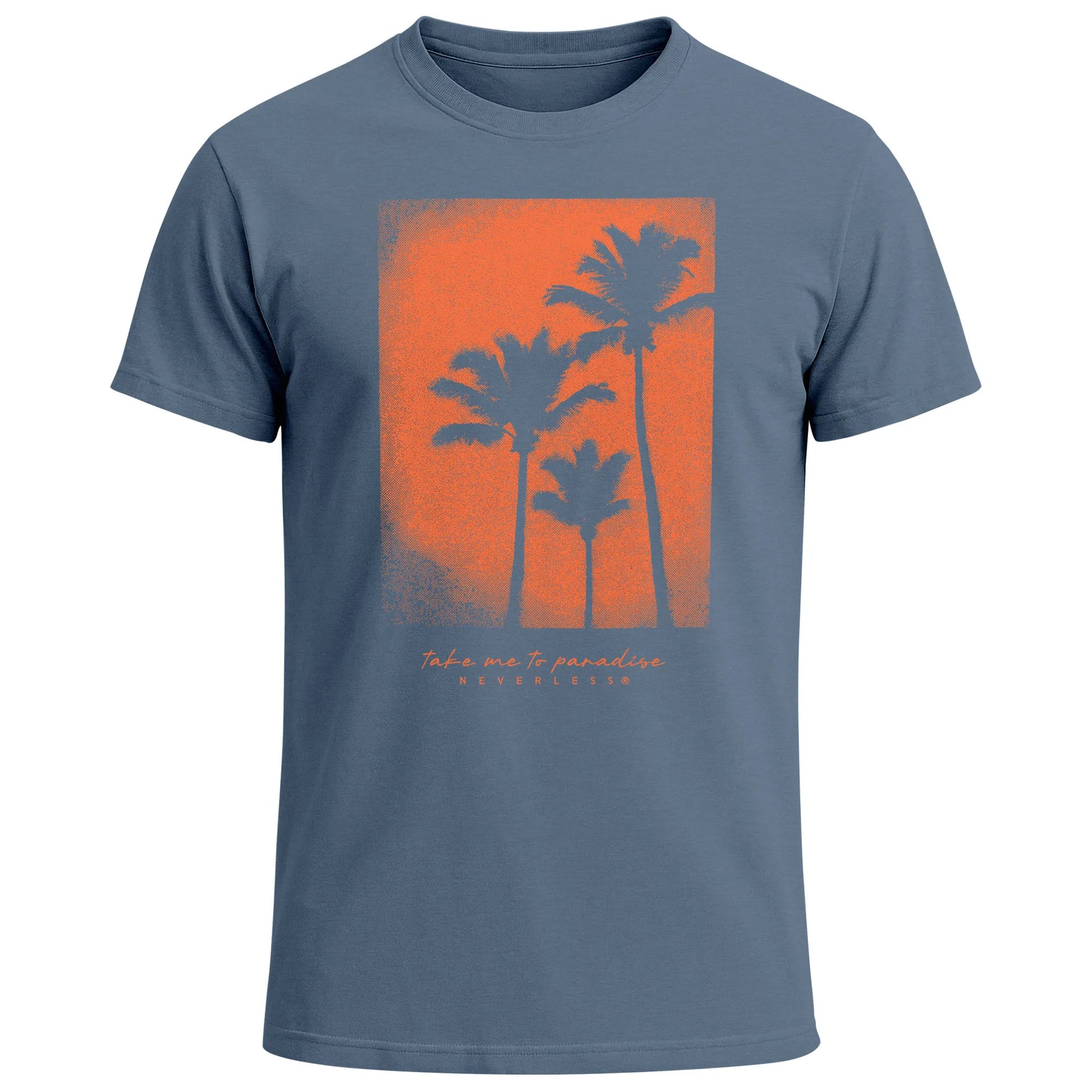 denim-blue orange