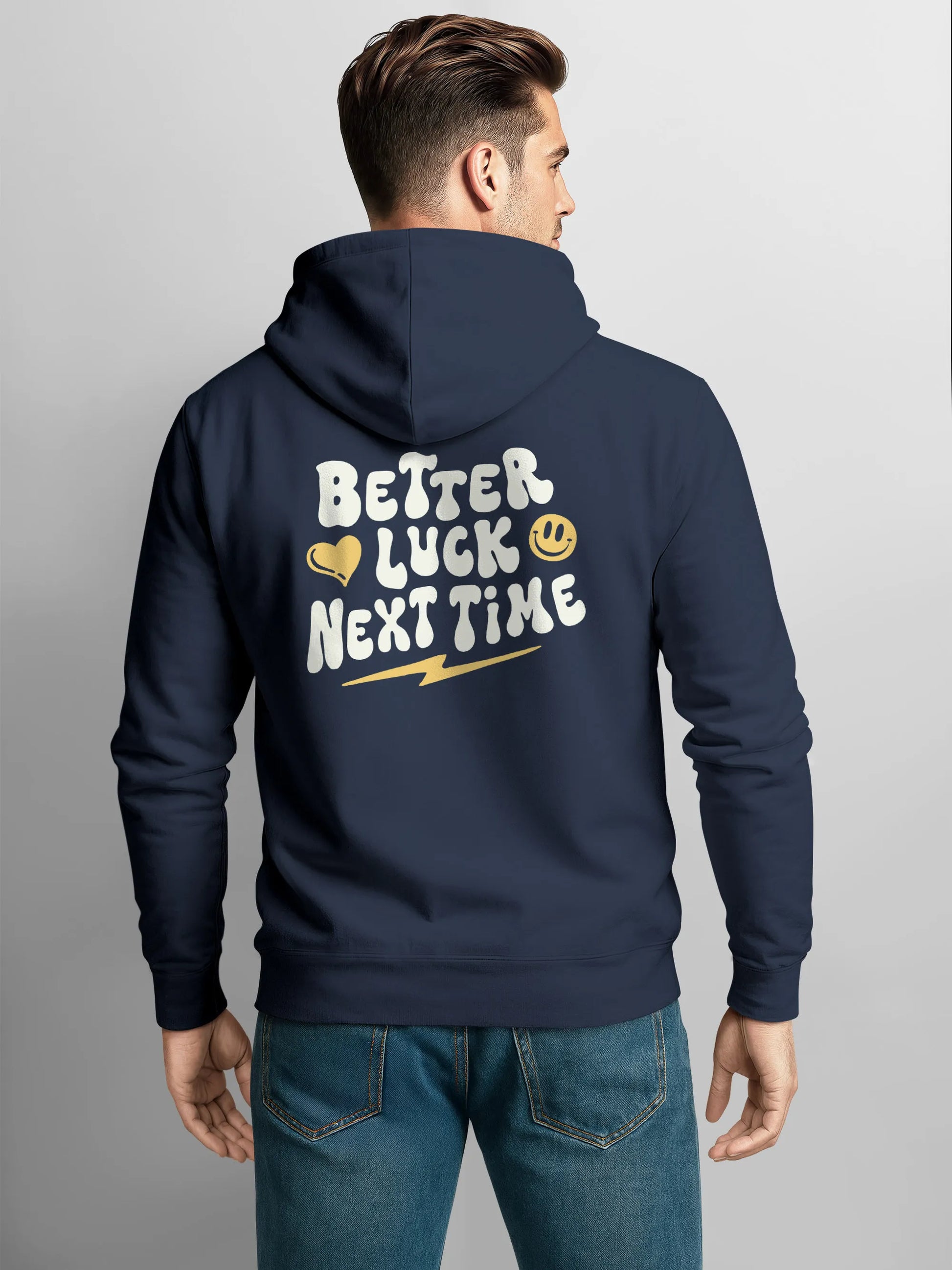 navy backprint