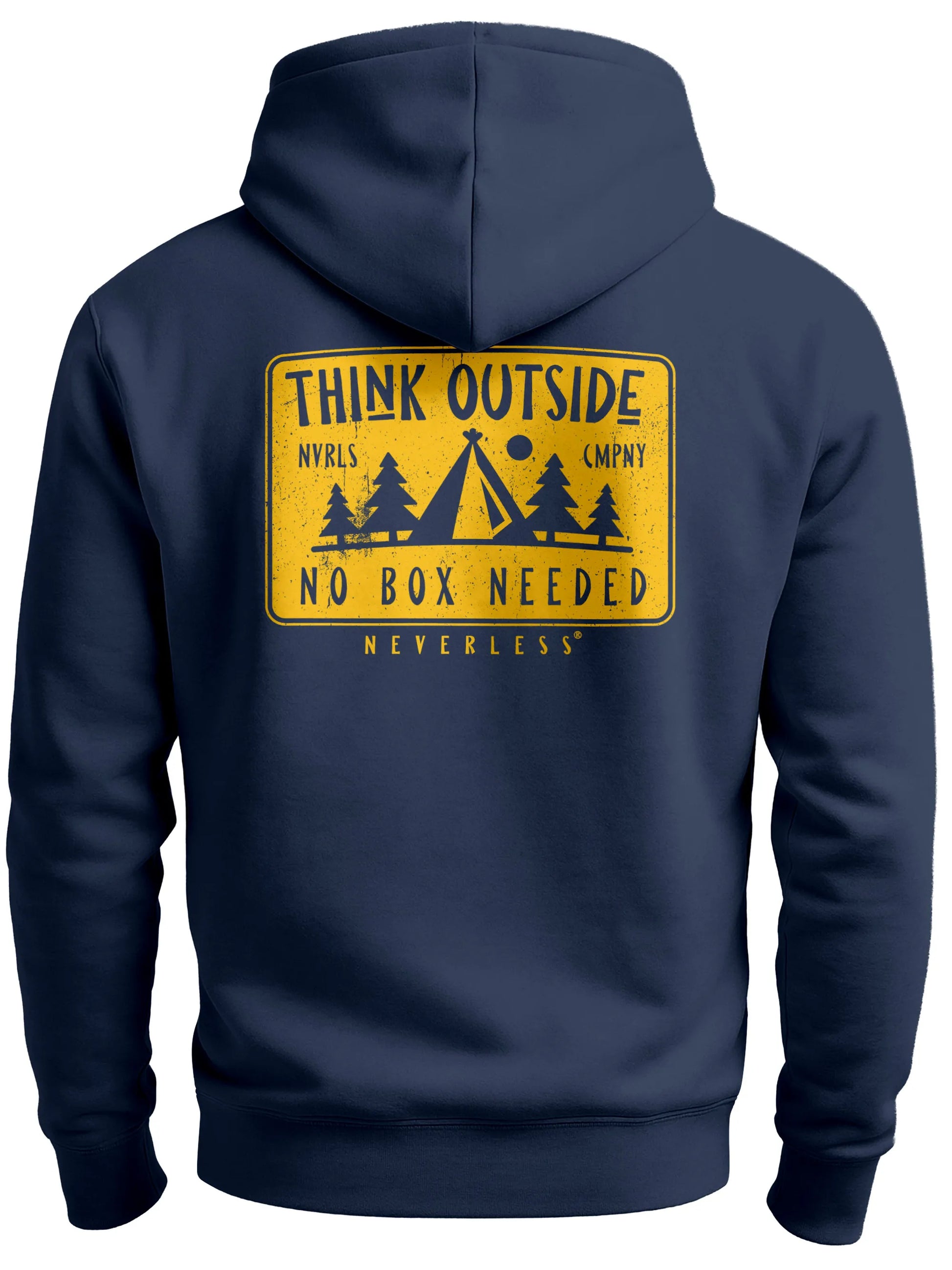 navy backprint