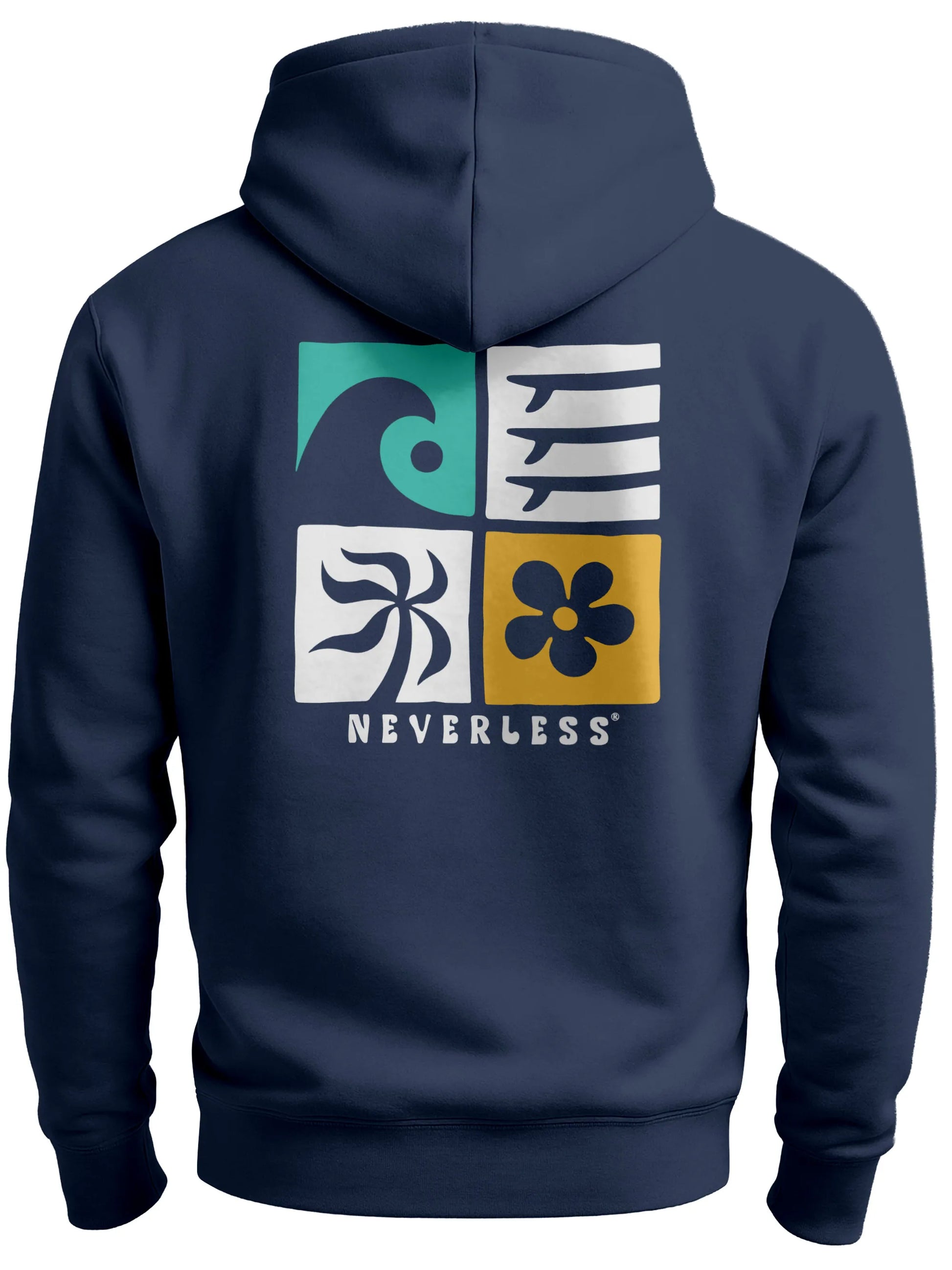 navy backprint
