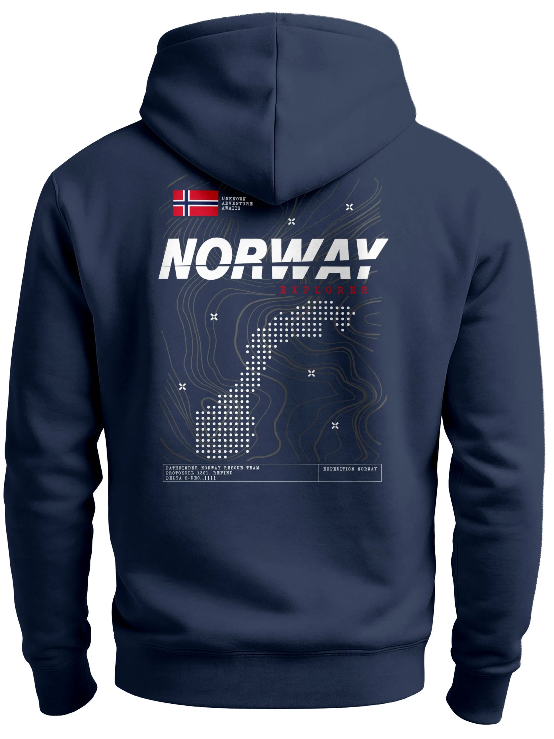 navy backprint