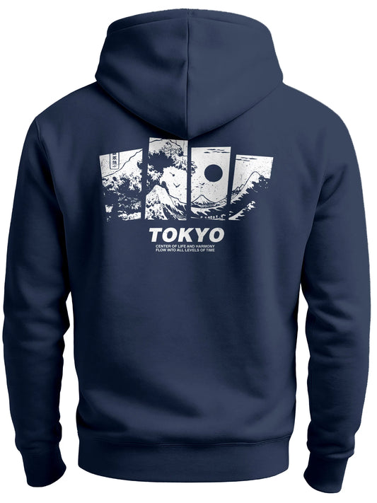 navy backprint