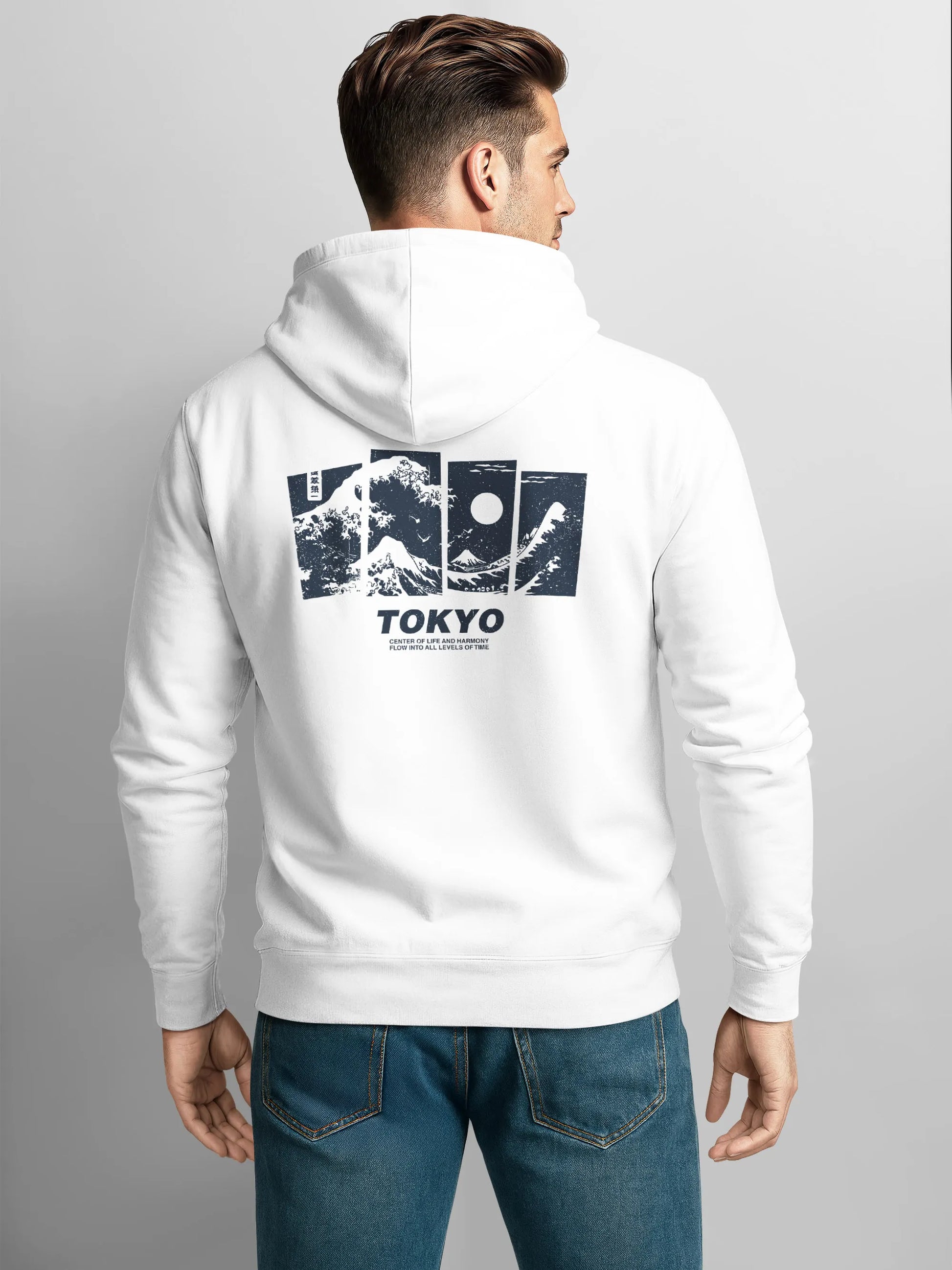 weiß backprint