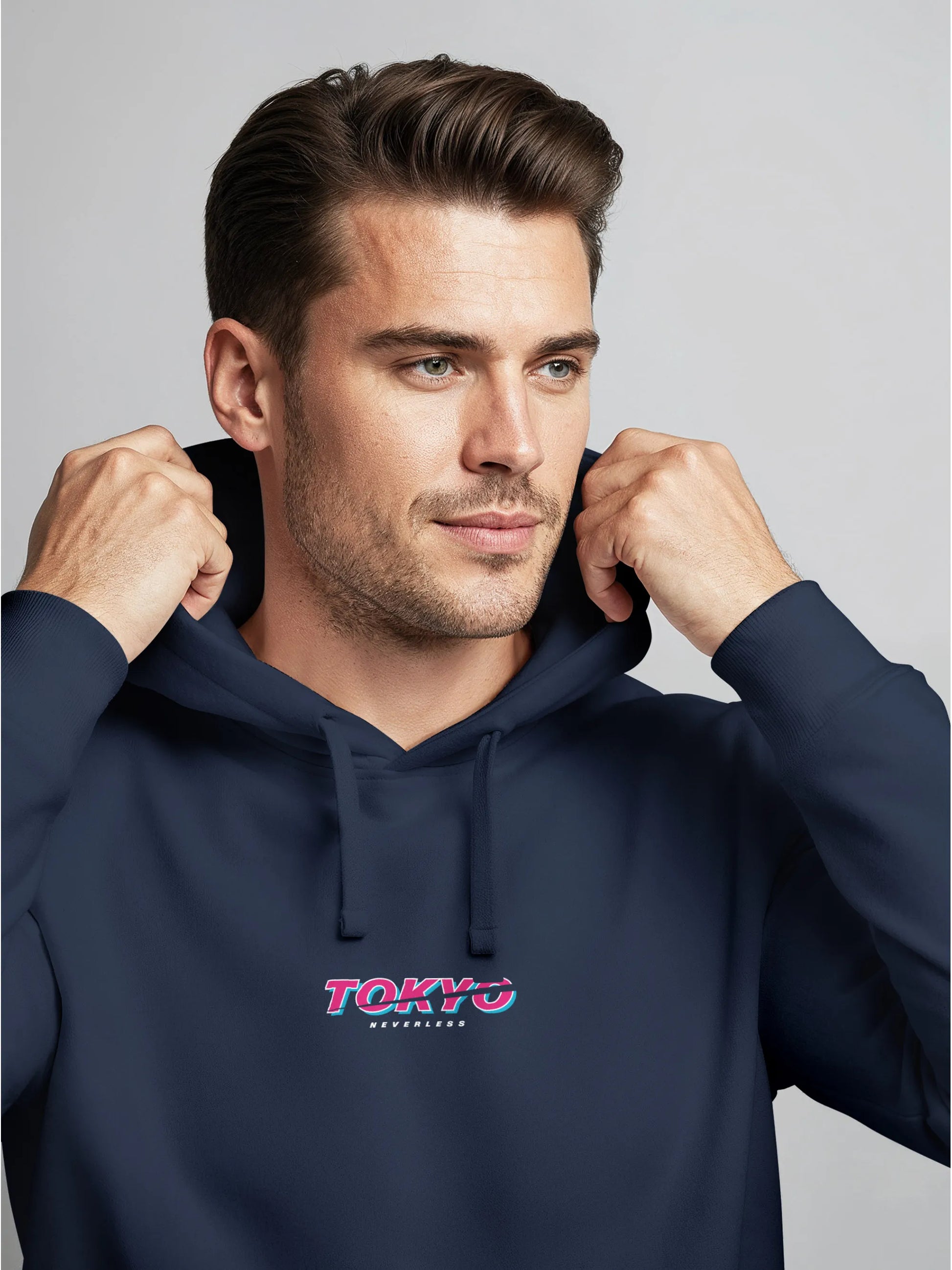 navy backprint