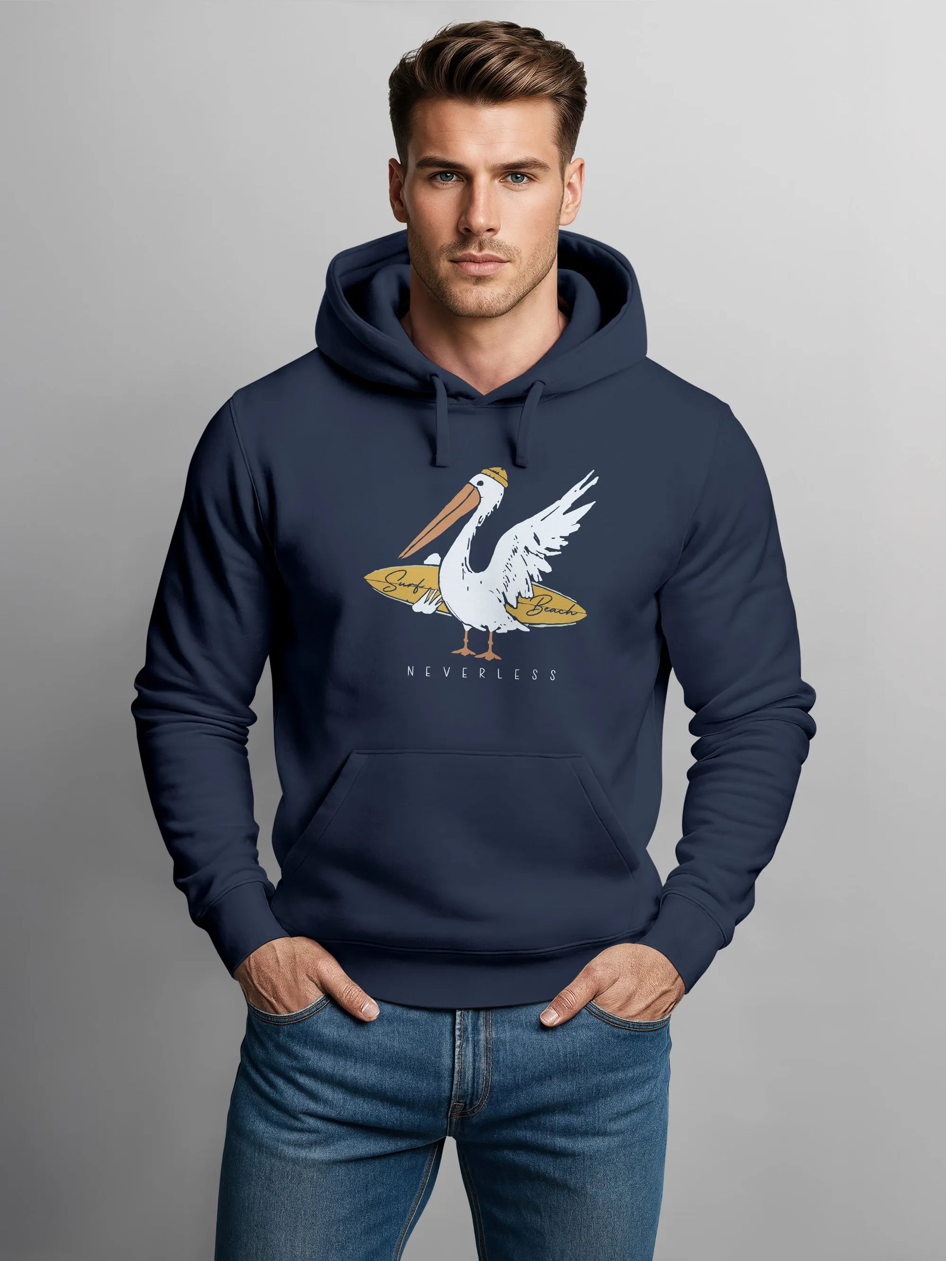 navy frontprint