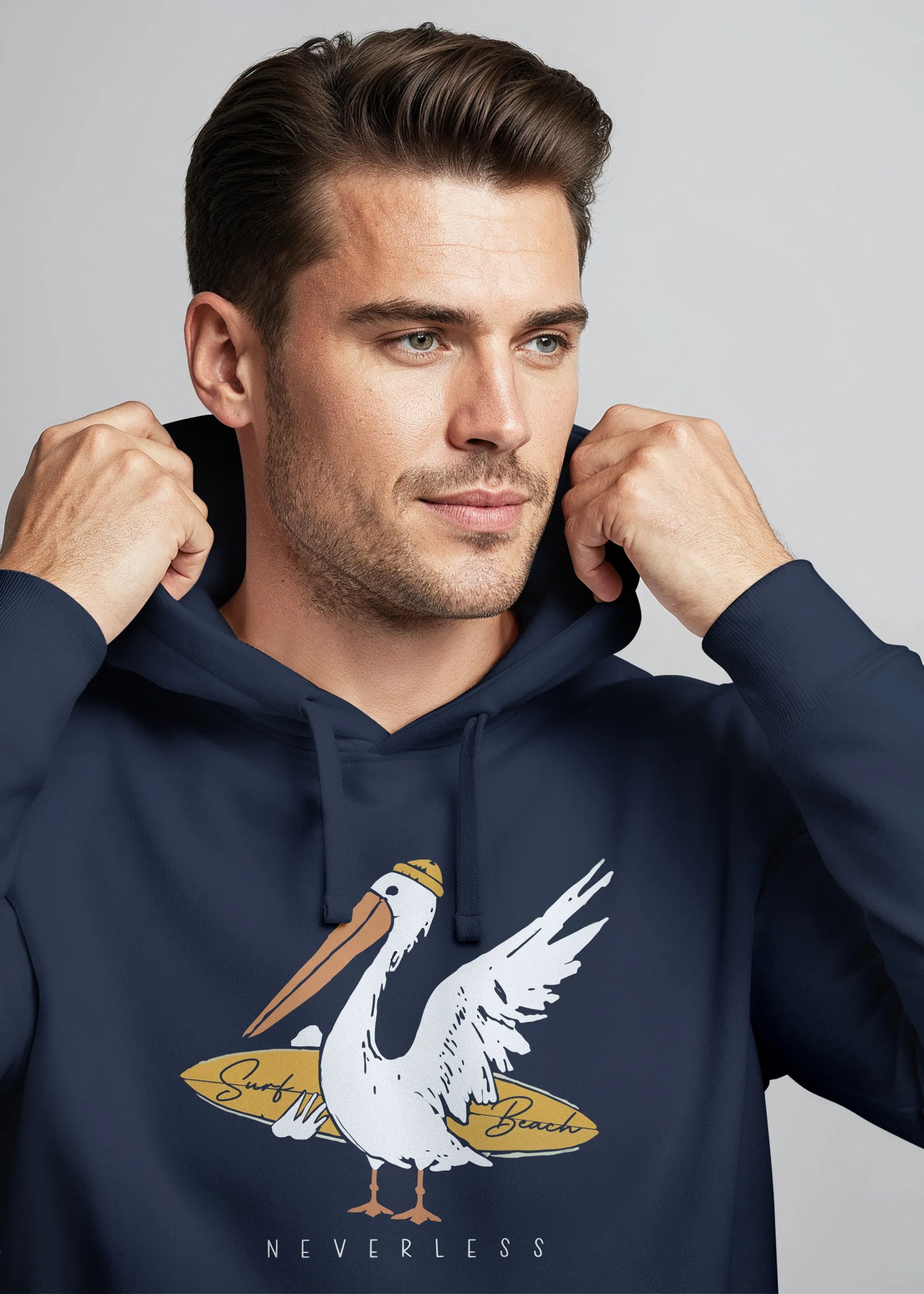 navy frontprint