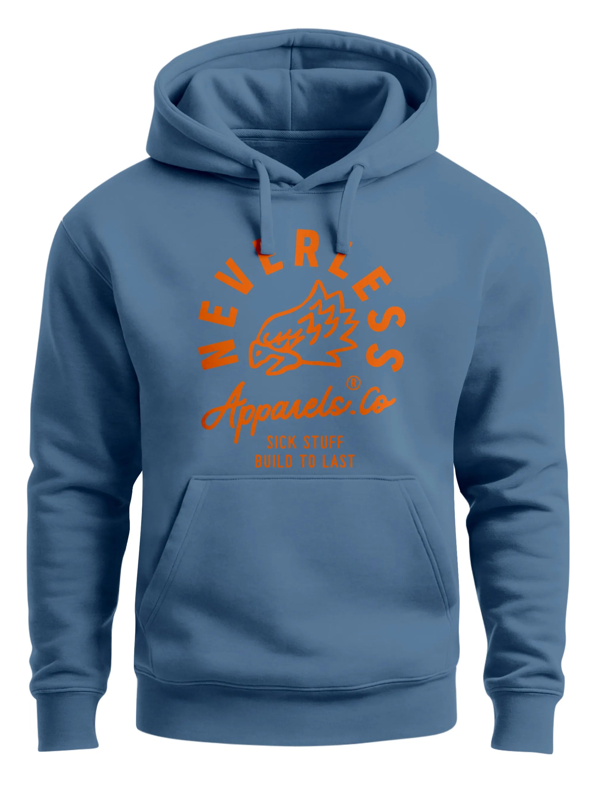 indigo blue back-print
