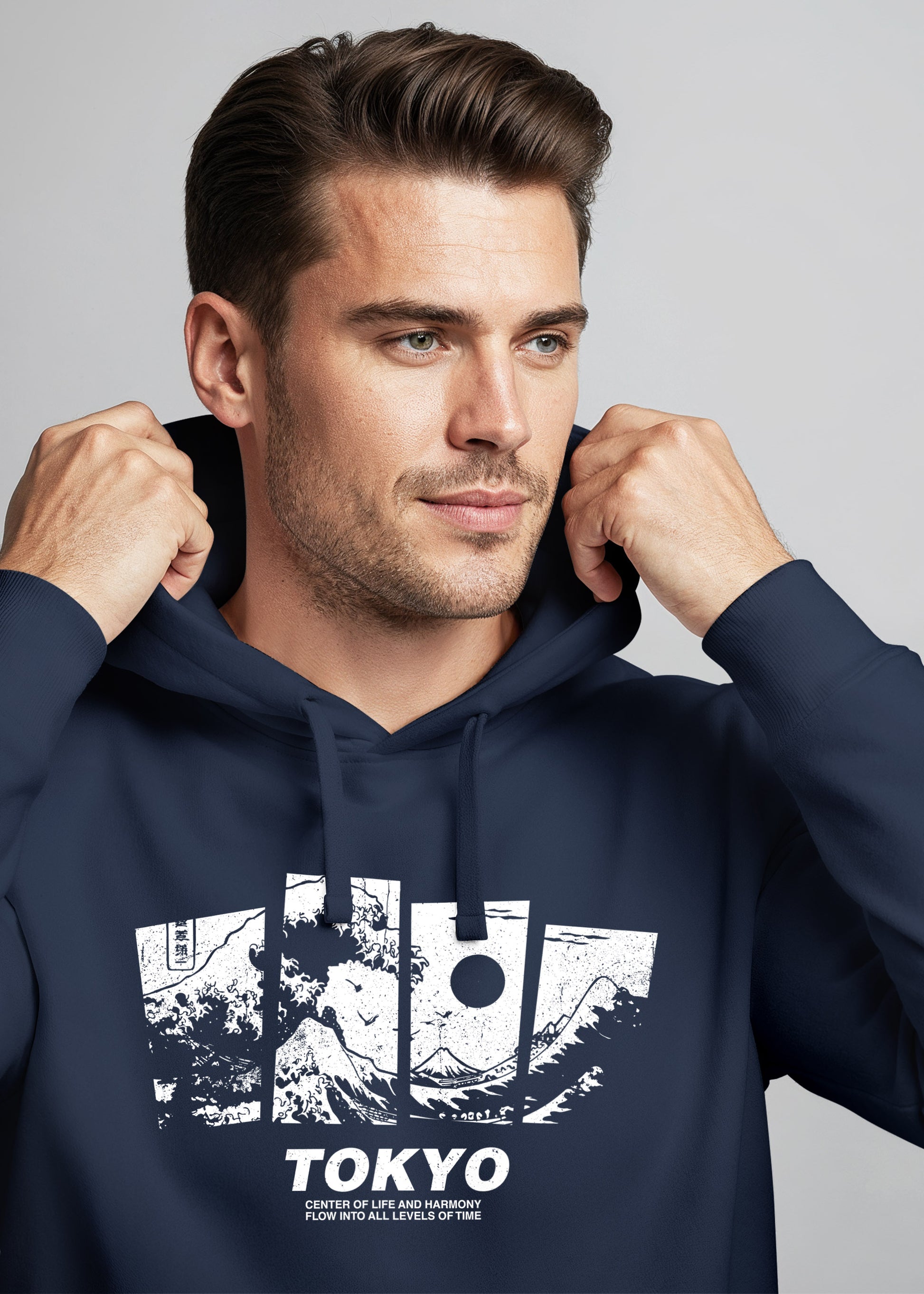 navy frontprint