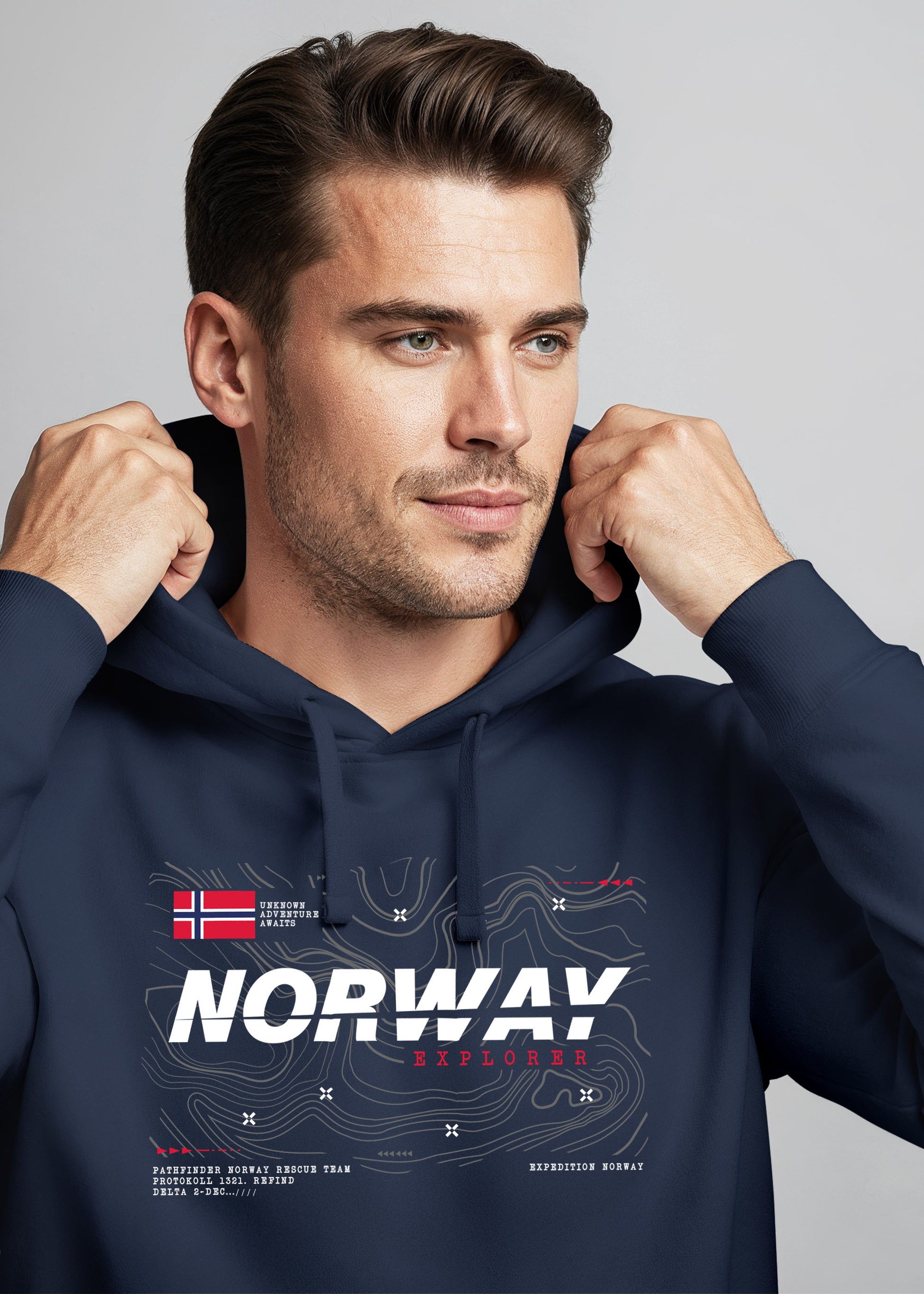 navy frontprint
