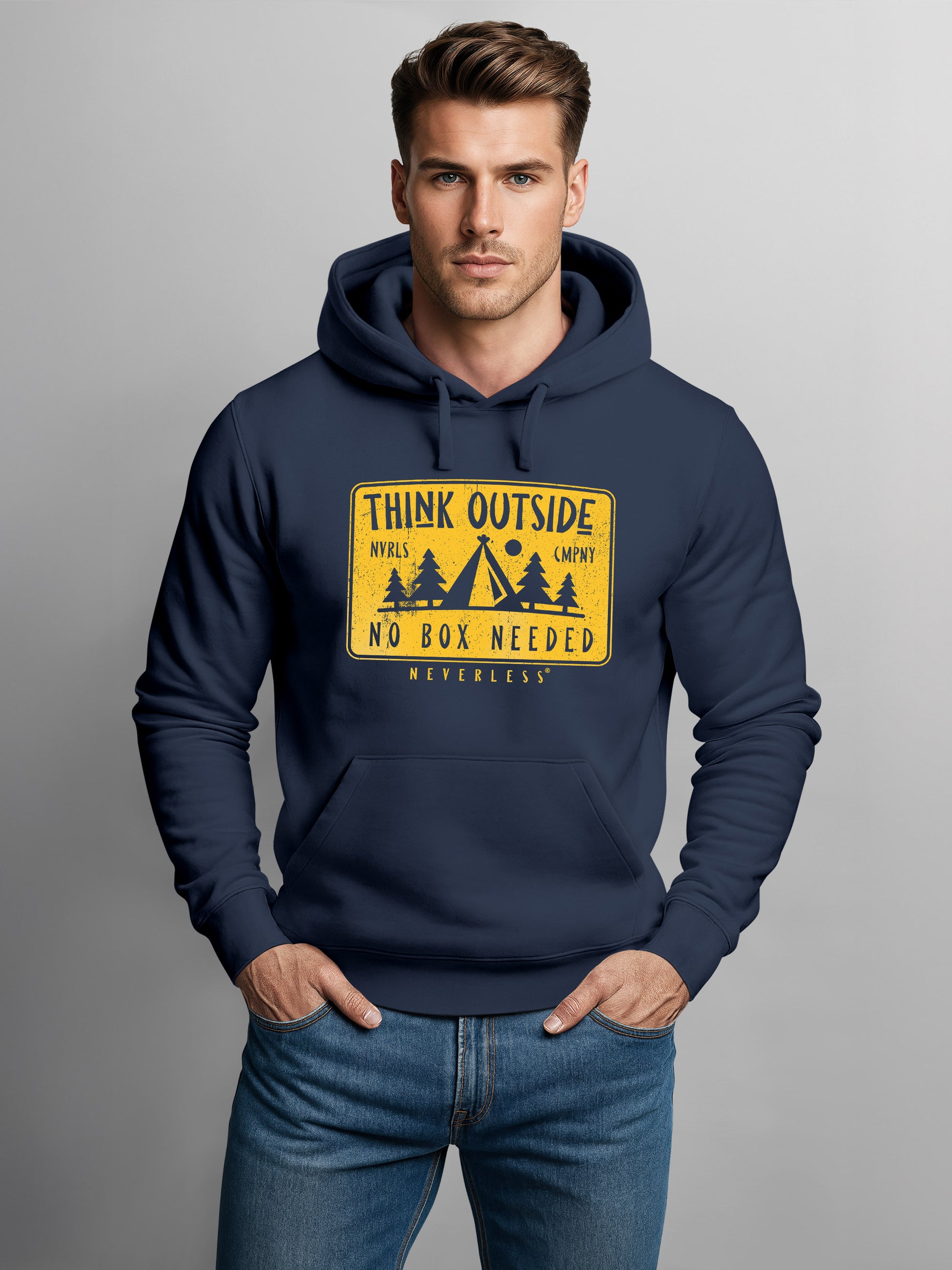 navy frontprint