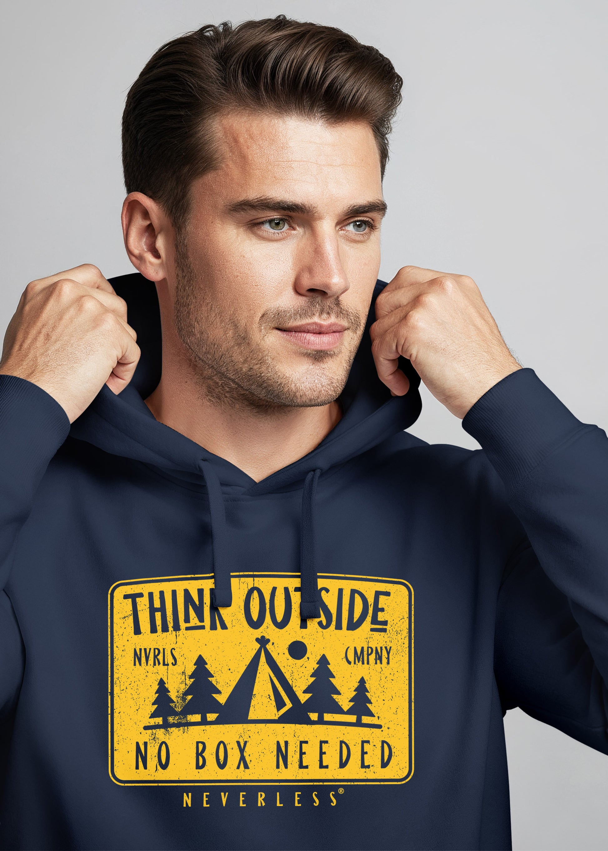 navy frontprint